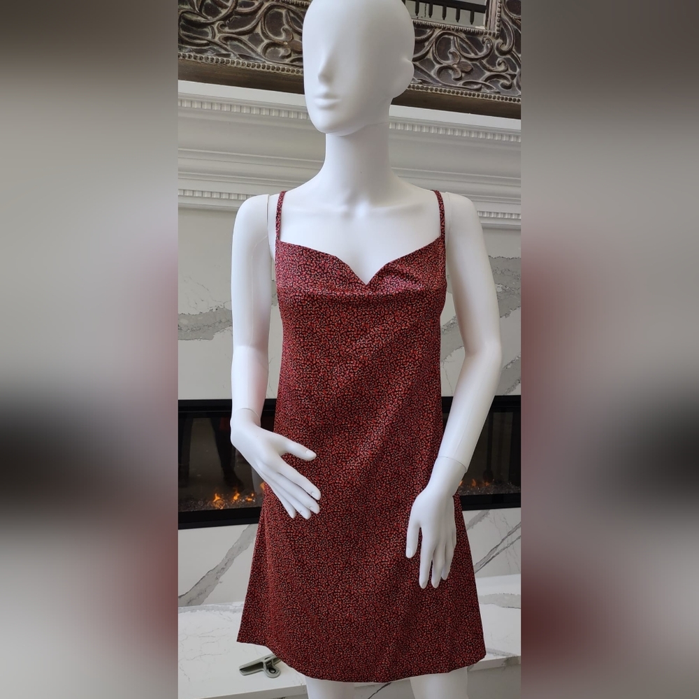 NWT - Arizona Jean Company Drape Neck Dress - XL Junior - Fits S/M - Picture 1 of 1